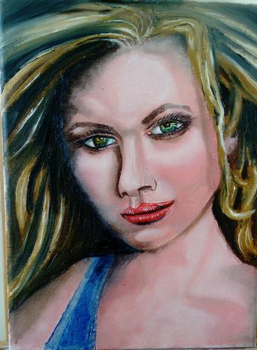 Portrait of green eyes 